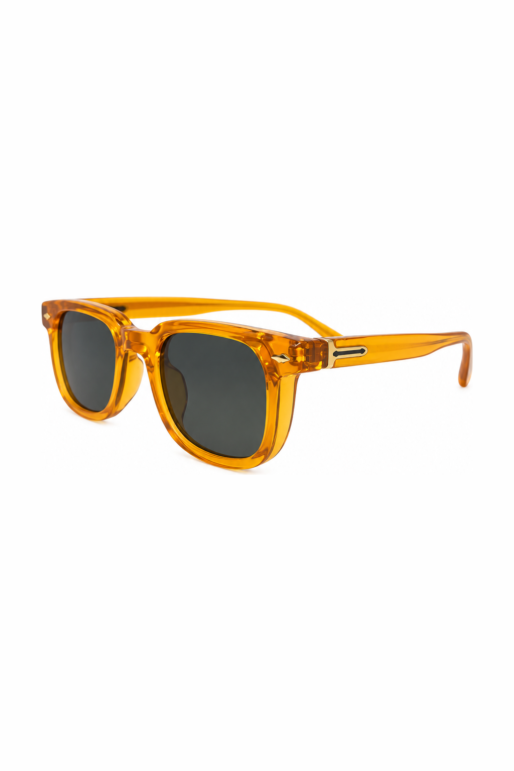 SUNNY sunglasses - Amber - Smoke Lens