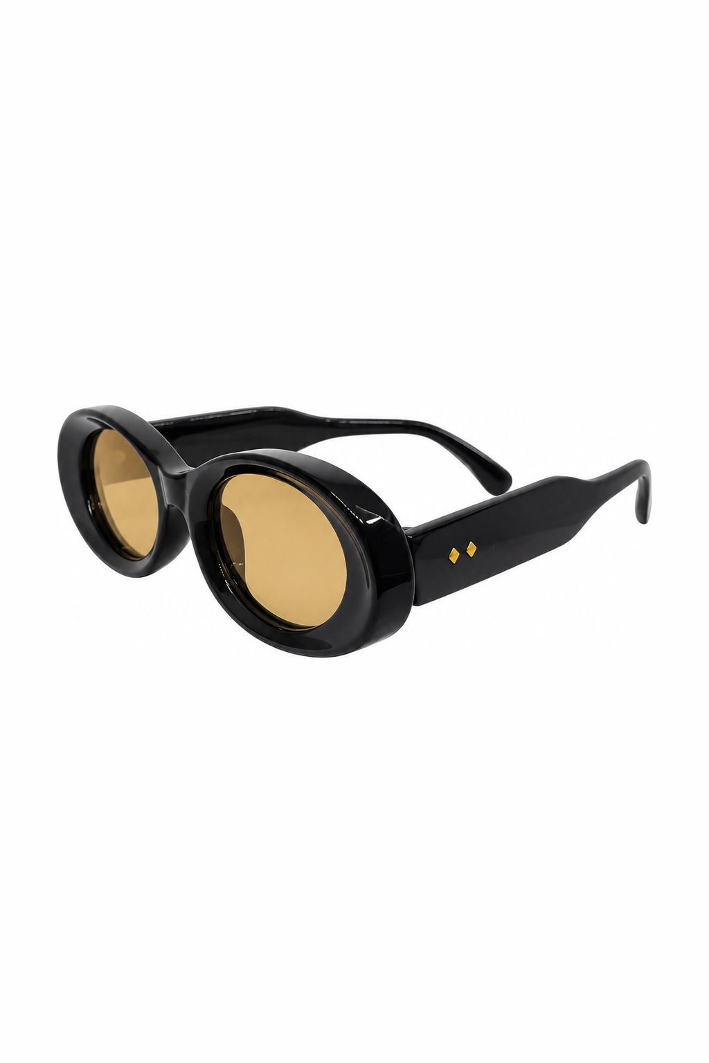 HONEY sunglasses - Black - Amber Lens